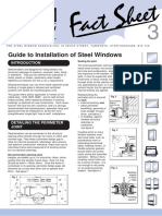 Guide To Installation of Steel Windows: Sealing The Joint