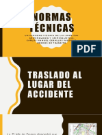 Normas Técnicas en Accidentes de Transito.