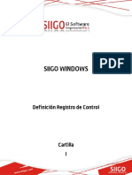 CARTILLA - DEFINICION REGISTRO DE CONTROL