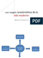 Los Rasgos Característicos de La Vida Moderna