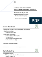 Lecture8_Capital Investment Decisions