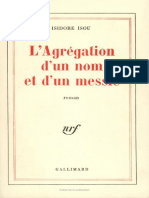 Isidore Isou - Aggregation Nom Messie - Preface