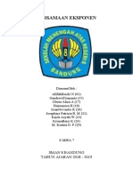 MAKALAH MTK PERSAMAAN EKSPONEN REVISI SEMS 1 MIPA7