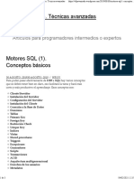 Motores SQL (1) - Conceptos Básicos Visual FoxPro. Técnicas Avanzadas