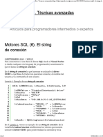 Motores SQL (6) - El String de Conexión Visual FoxPro. Técnicas Avanzadas