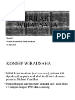  Perilaku Wirausaha