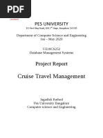 Cruise Travel Management Project Report