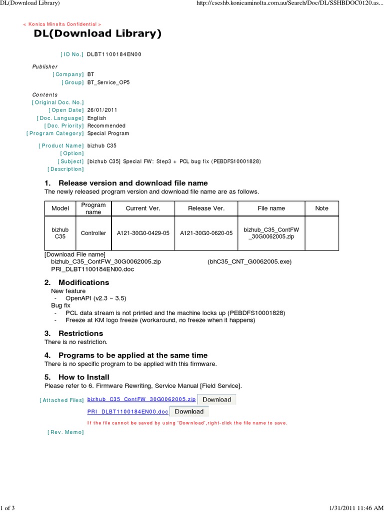 Release Version and Download File Name: BT BT - Service - OP5 | PDF ...