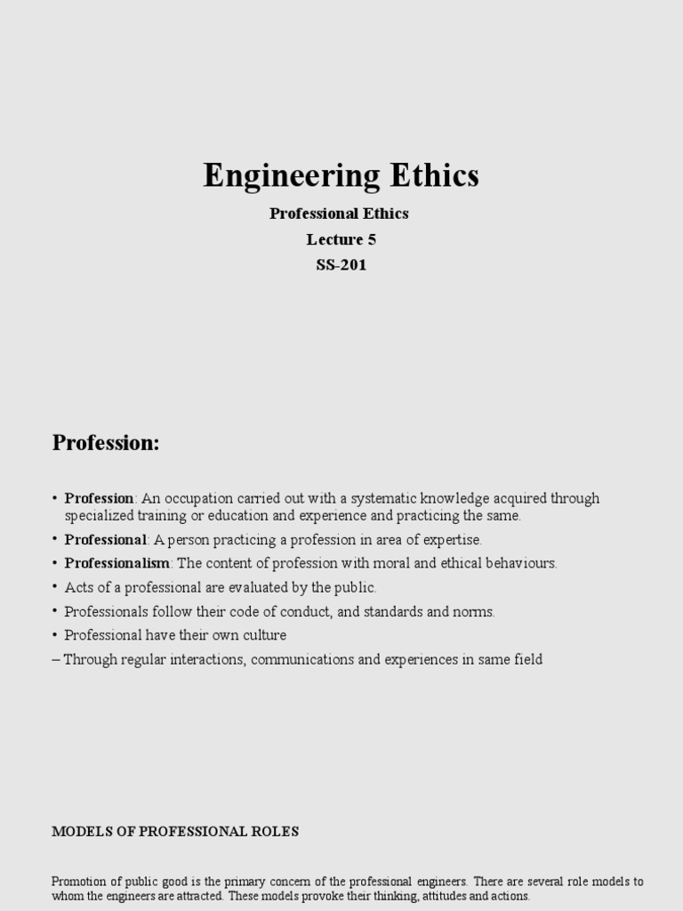 Engineering Ethics Lecture | PDF | Utilitarianism | Rights