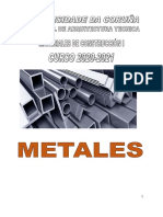 Metales Curso 2020-2021