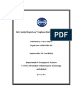 Telephone Industries of Pakistan Haripur Internship Report