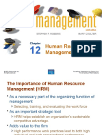 Chapter 12 - Human Resource Management