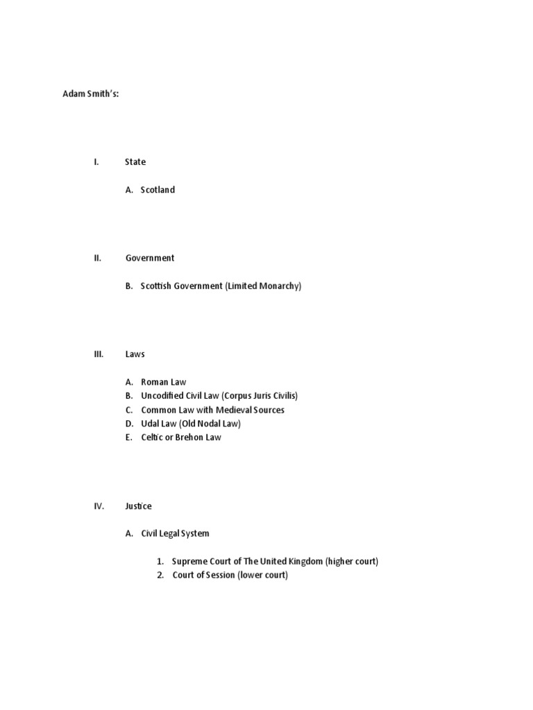 Overview of Scottish Legal System | PDF