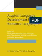 Aguilar Mediavilla Et Al. - 2019 - Atypical Language Development in Romance Languages
