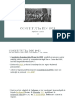Constitutia Din 1923