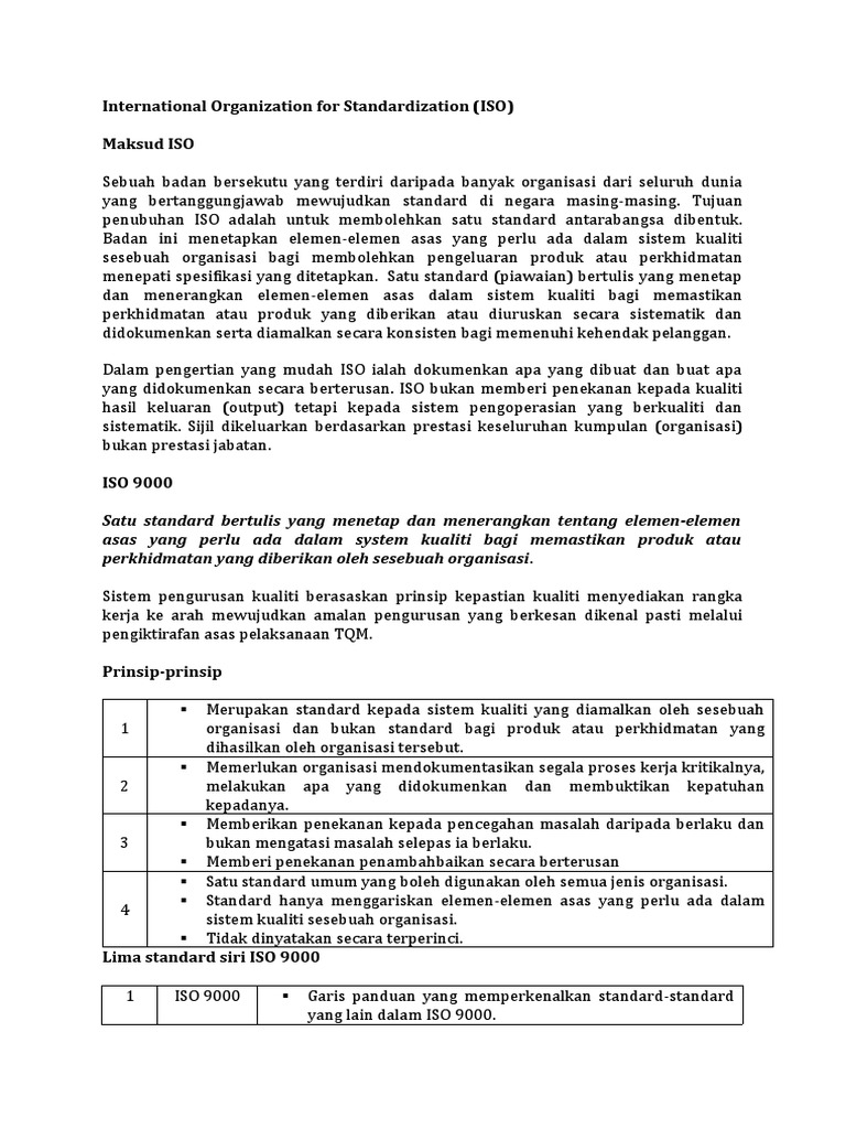 International Organization For Standardization | PDF