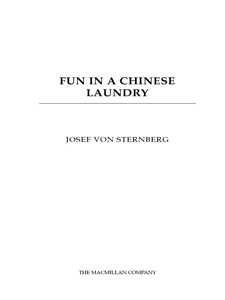 Fun in A Chinese Laundry | PDF | Art | Young Adult