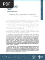 21 - A Formação Bíblica Do Ministério Da Coordenação