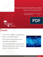 ProQuest Dissertations&Theses Global Ne Için Ve Nasıl Kullanılır