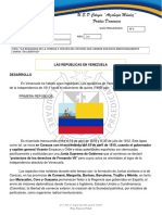 Guía Pedagógica Nro. 2 Las Repúblicas de Venezuela