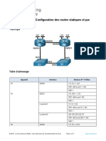 15.6.2 Lab - Configure IPv4 and IPv6 Static and Default Routes