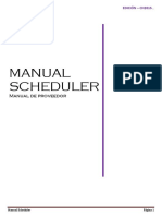 Manual de Programacion (Scheduler) (Proveedor)