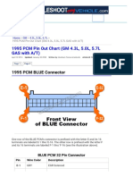 1995 PCM Pin Out Chart (GM 4.3L, 5.0L, 5.7L GAS W - 4L60-E or 4L80-E)