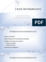 Interest Rate Determinants