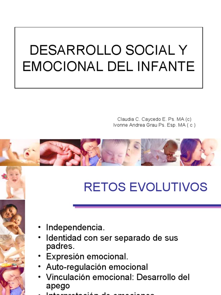 Desarrollo emocional en la infancia | PDF | Teoría de apego | Las emociones