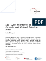Life Cycle Inventories of Cement, Concrete and Related Industries - Brazil