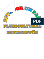 ECUADOR UN PAIS PLURICULTURAL