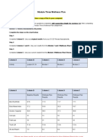 Module 3 Wellness Plan COMPLETE