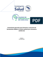 Lineam Gener Farm Actuacion Farmaceutico Debido Covid19 v1 03042020