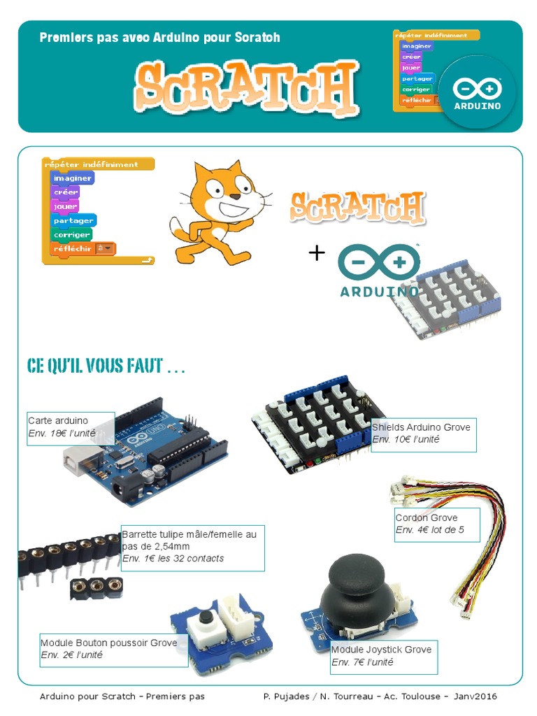 Programmer Arduino avec Scratch | PDF | Arduino | Informatique