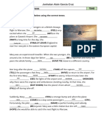 Narrative Tenses -PDF Grammar Worksheet - B1 - T040