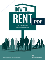 HOW TO... : The Checklist For Renting in England