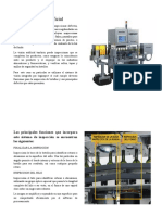 Sistema visión inspección botellas