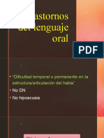 Trastornos Del Lenguaje Oral