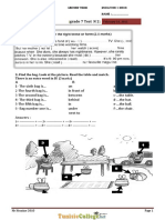 Grade 7 listening and reading comprehension test