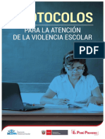 Protocolos Para La Atencion de La Violencia Escolar 1