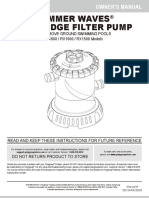 Cartridge Filter Pump RX600-1500