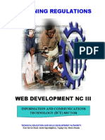 TR - Web Development NC III