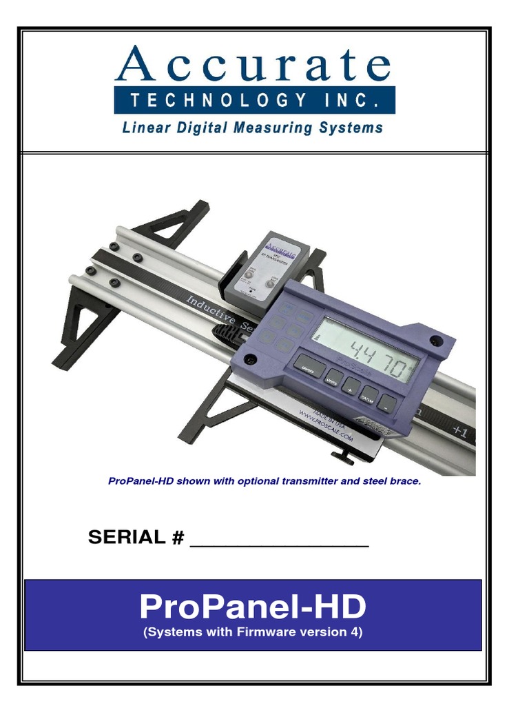 ProPanel Manual Firmware V4 Rev 08132020 | PDF | Usb | Computing And ...