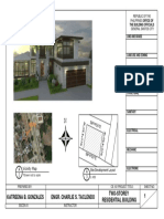 A 1 Perspective View: Katreena B. Gonzales Engr. Charlie S. Taclendo Two-Storey Residential Building 1
