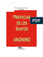 Profecías de Los Santos