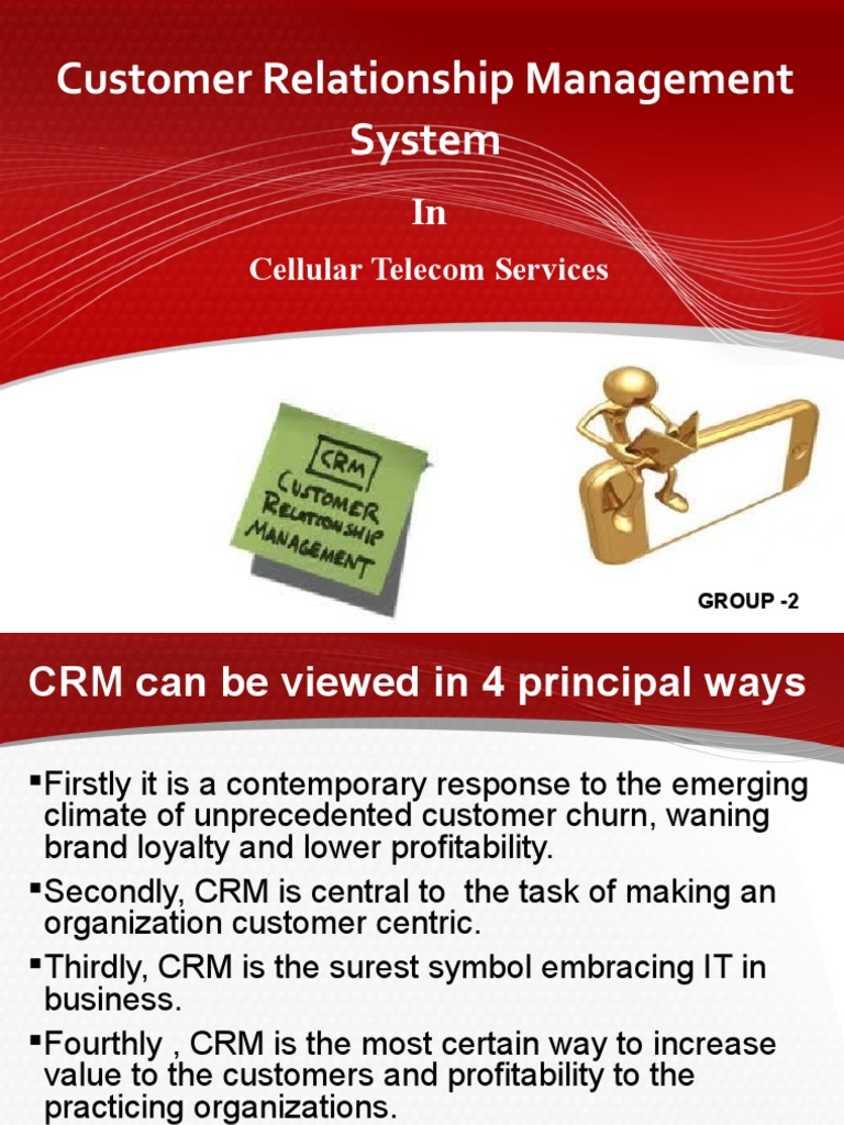 CRM Strategies in Cellular Telecom Services | PDF | Customer ...