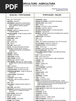 Agriculture English-Portuguese Glossary