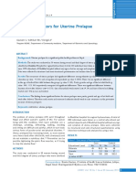 Associated Factors For Uterine Prolapse