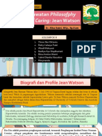 kELOMPOK 8 JEAN WATSON - Teori Keperawatan Philosofphy and Science of Caring