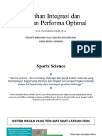 PELATIHAN INTEGRASI dan PELATIHAN PERFORMA OPTIMAL